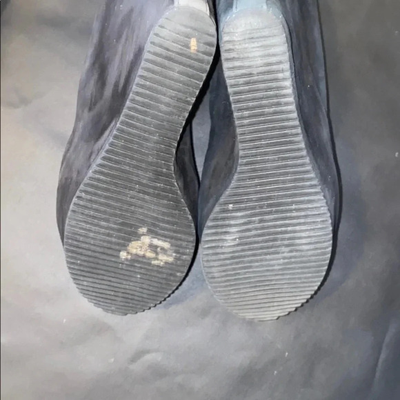 Aldo black suede platform wedge - Picture 8 of 9